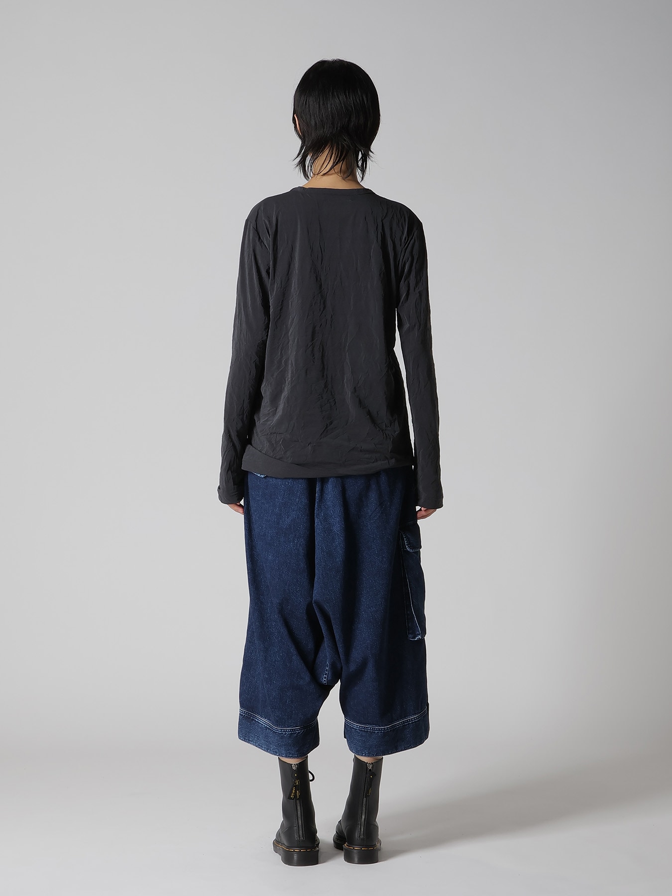 WRINKLE JERSEY Y'S STITCH LONG SLEEVE T