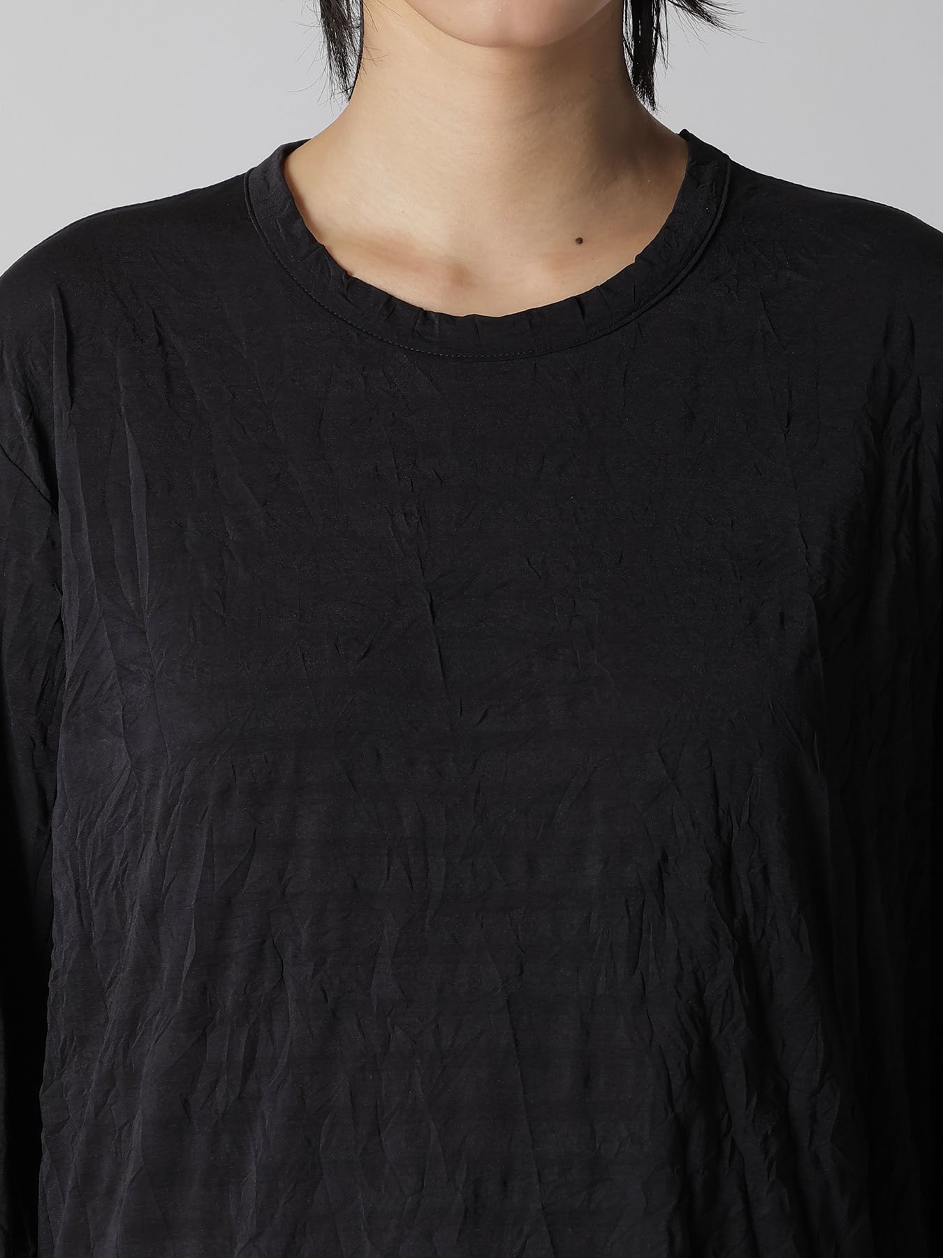 WRINKLE JERSEY Y'S STITCH LONG SLEEVE BIG T