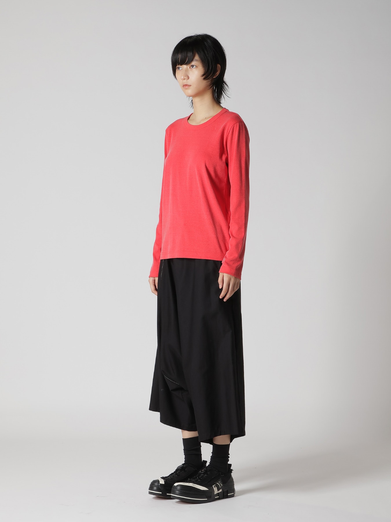 COTTON FRAISE Y'S STITCH LONG SLEEVE T