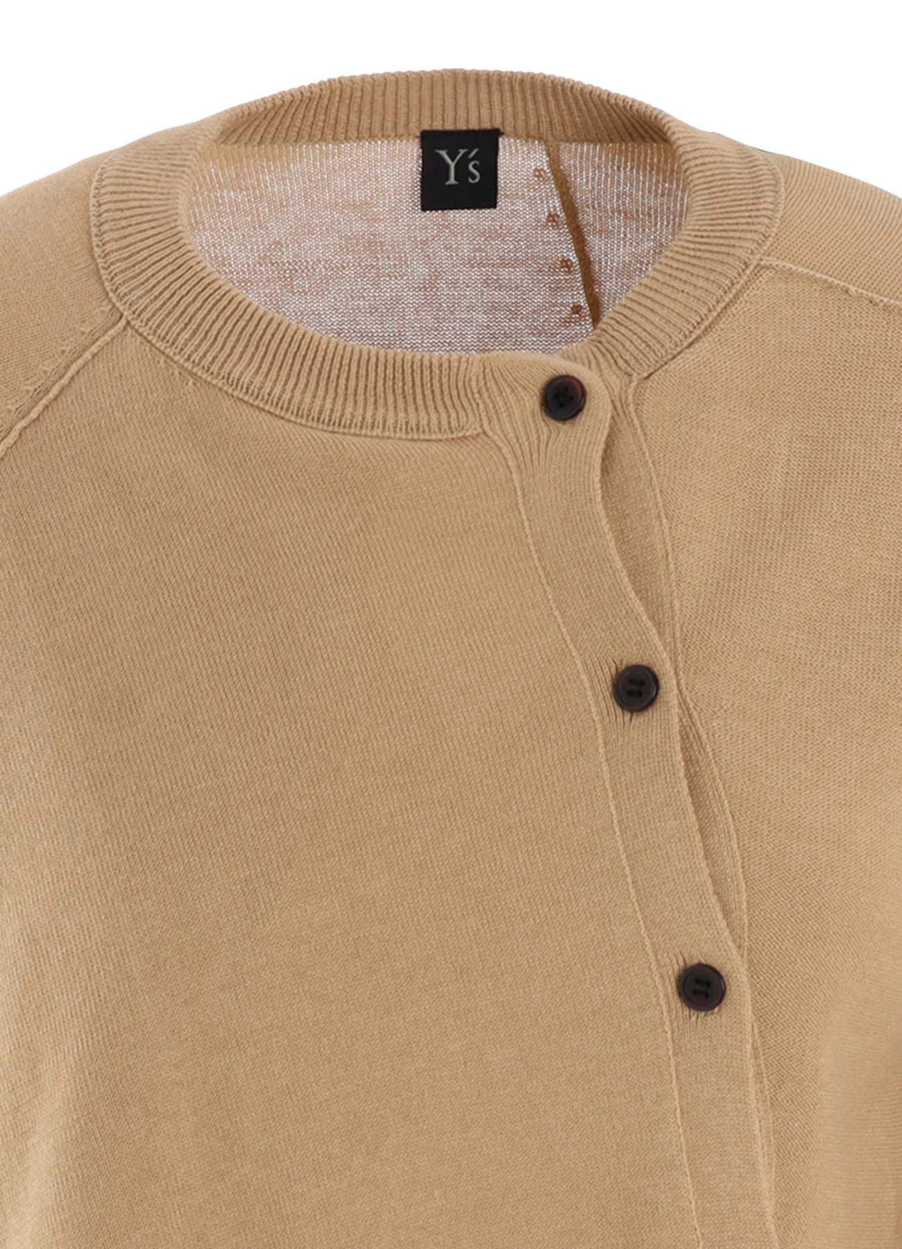 "Y" INTERSIA JERSEY LONG SLEEVE CARDIGAN