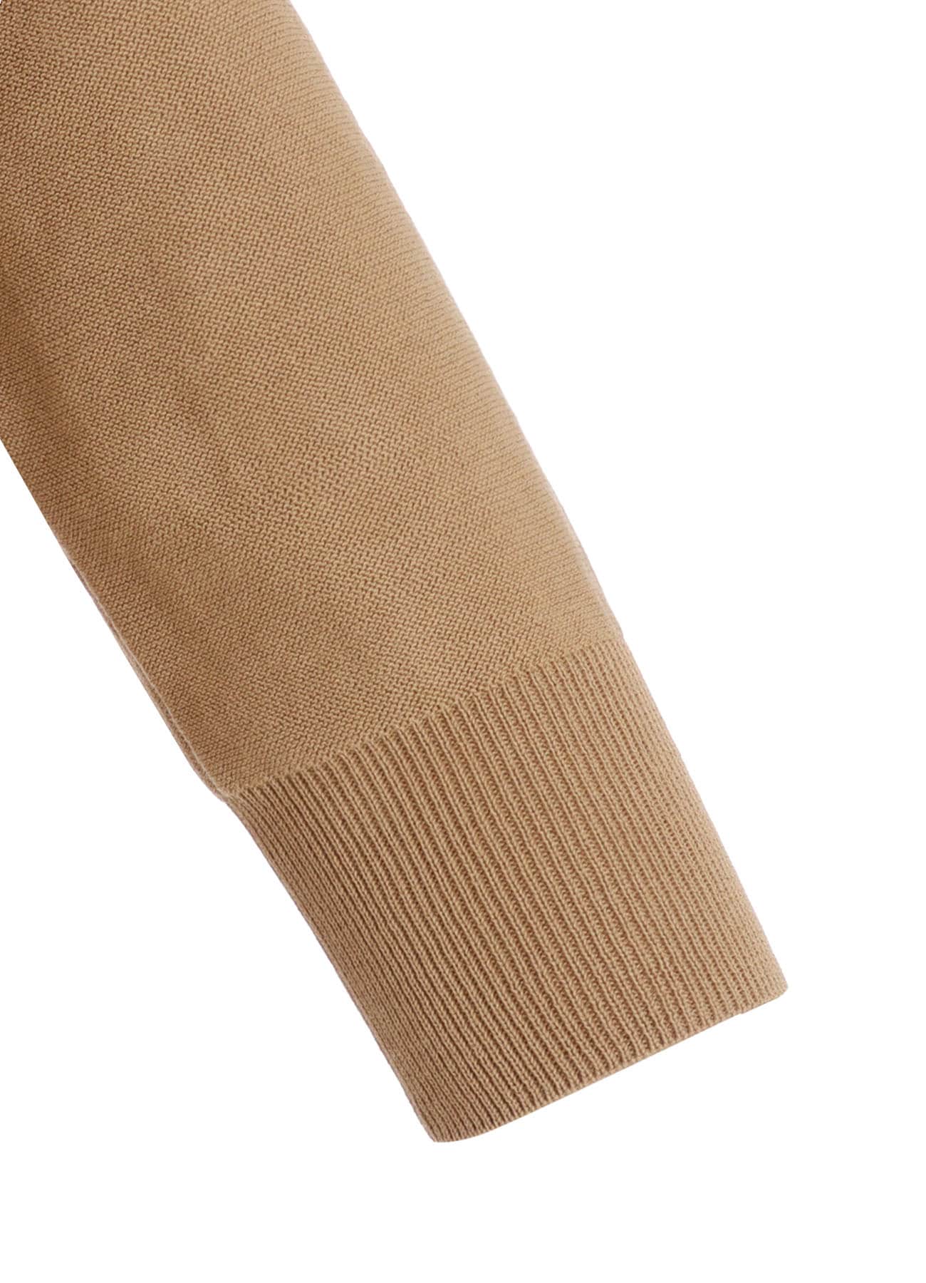 "Y" INTERSIA JERSEY LONG SLEEVE CARDIGAN