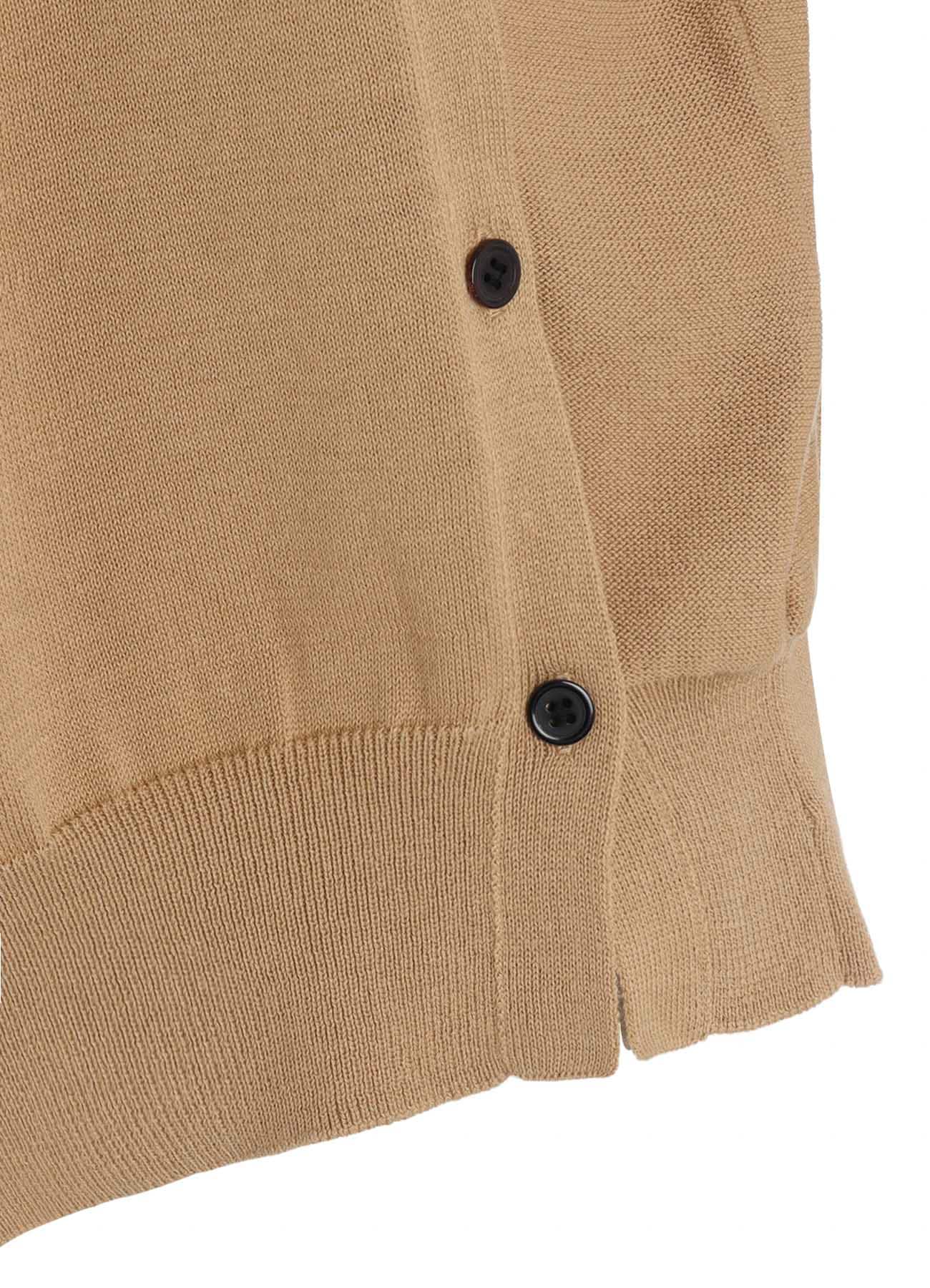 "Y" INTERSIA JERSEY LONG SLEEVE CARDIGAN