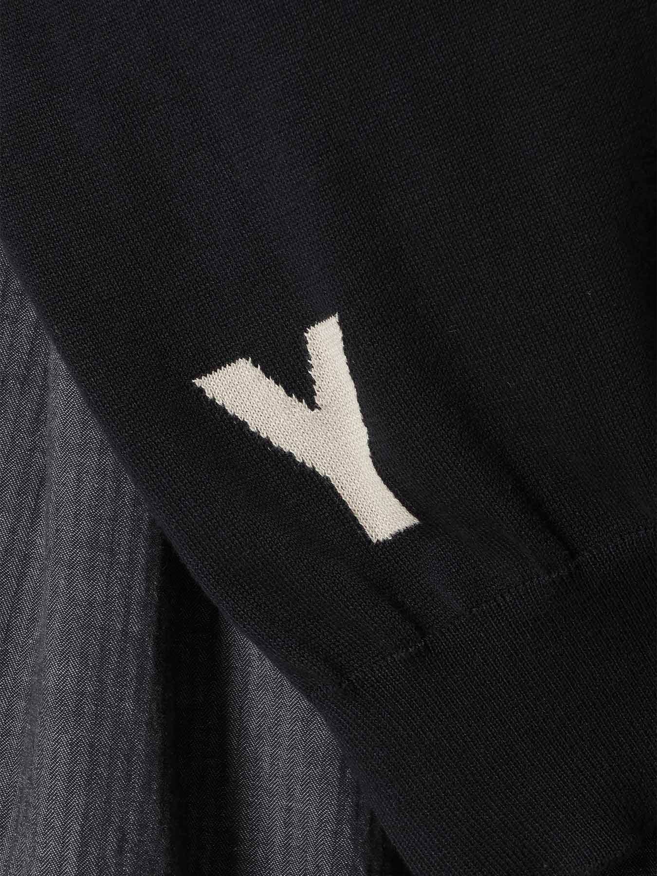 "Y" INTERSIA JERSEY LONG SLEEVE CARDIGAN