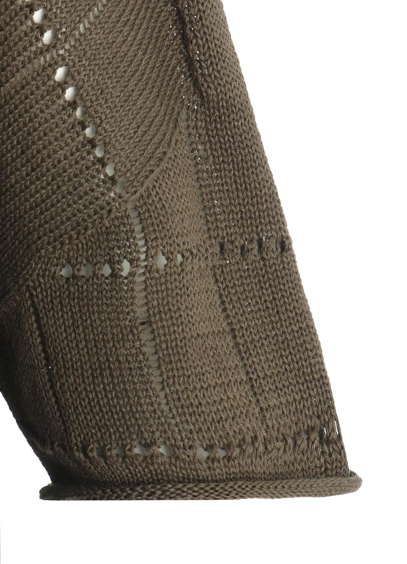 COTTON JERSEY DROP SHOULDER SHORT PULLOVER