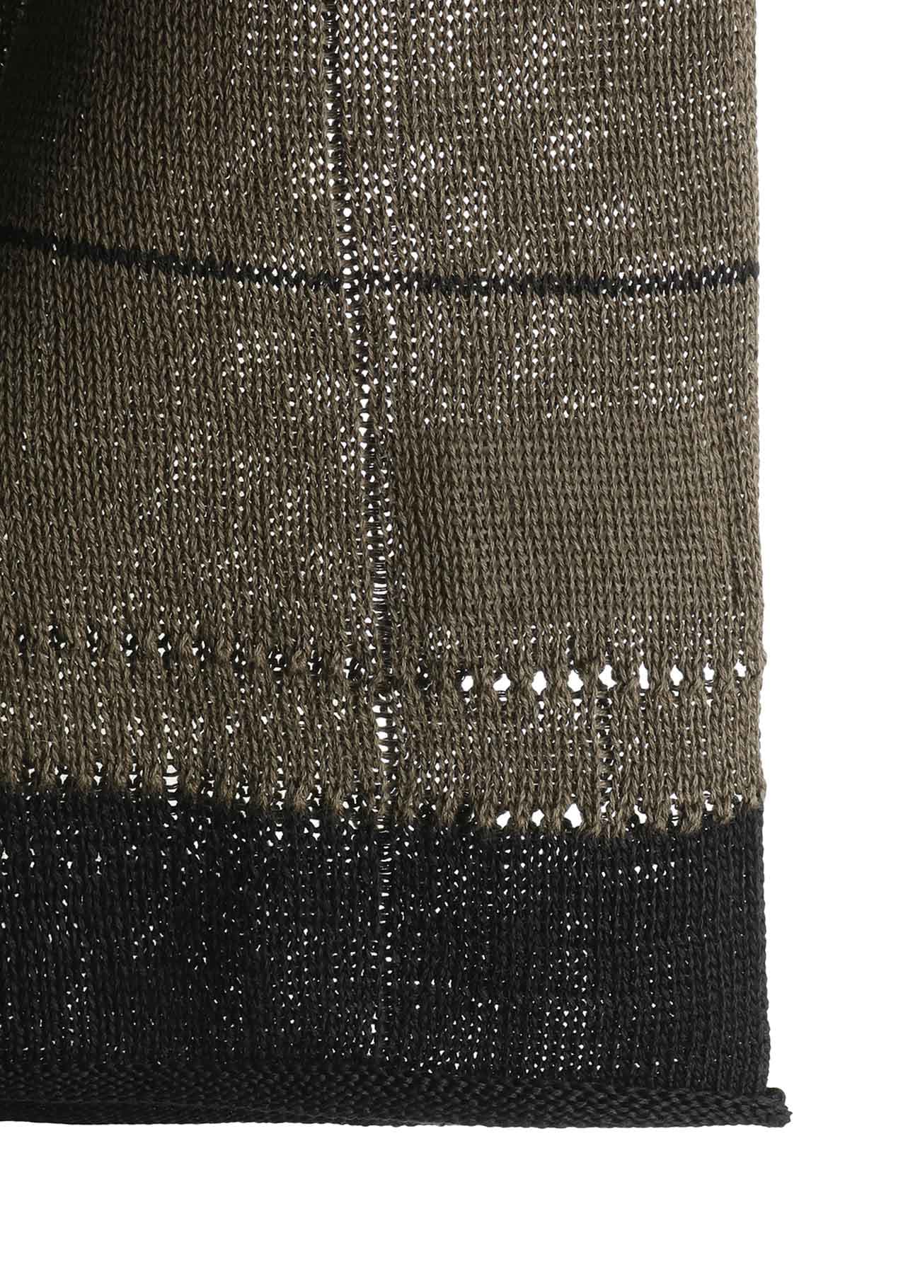 COTTON JERSEY DROP SHOULDER CARDIGAN