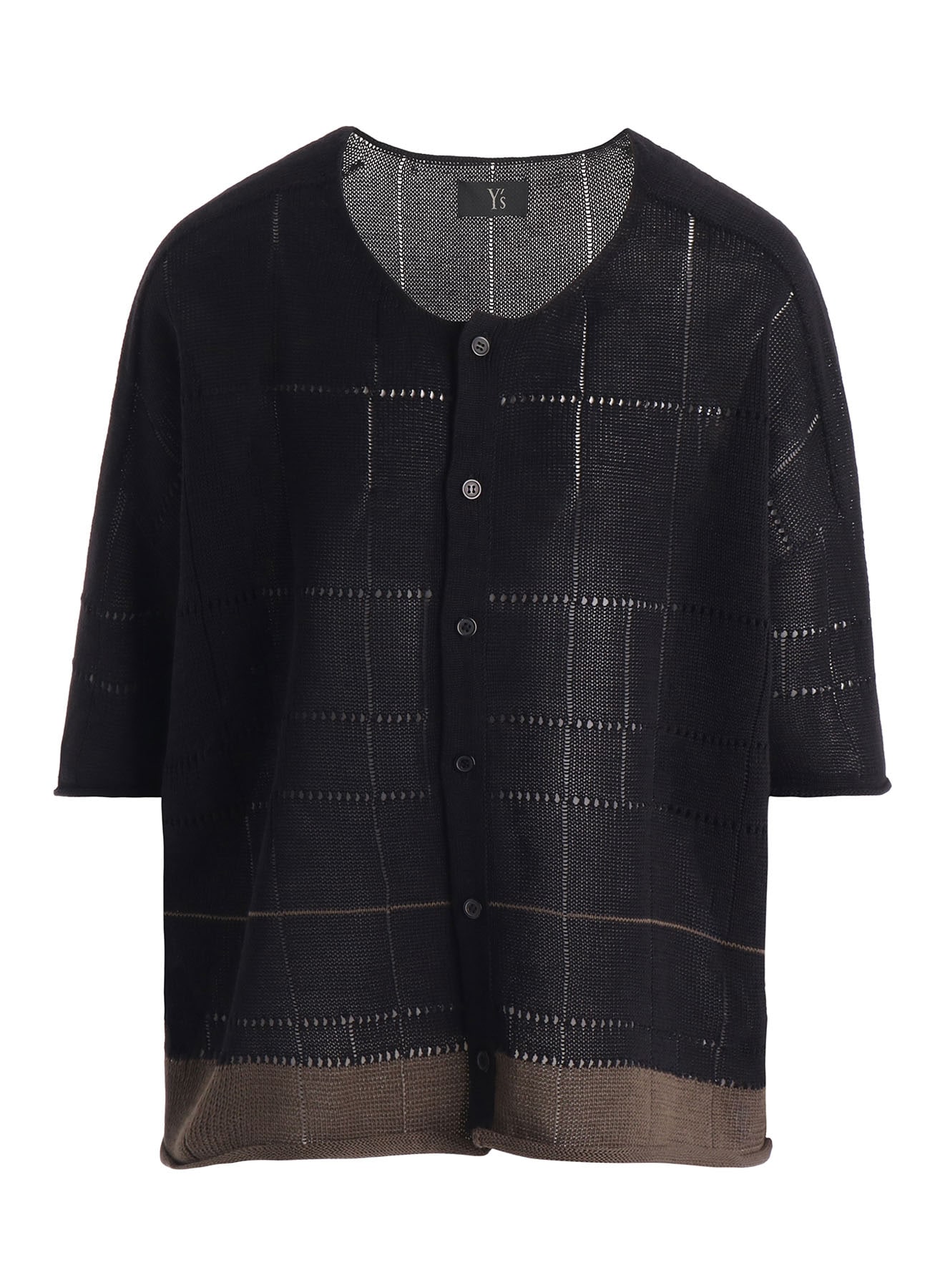 COTTON JERSEY DROP SHOULDER CARDIGAN