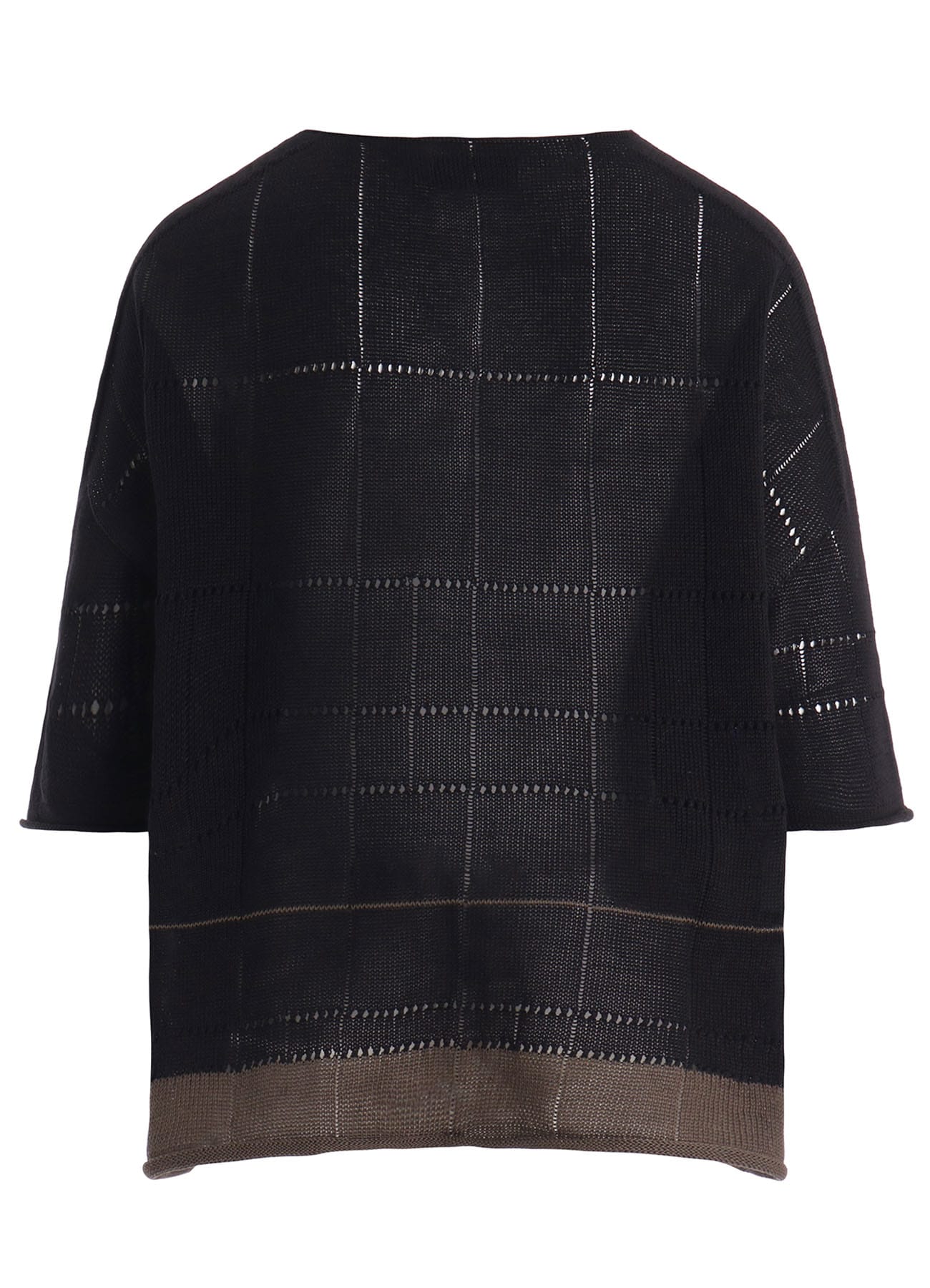 COTTON JERSEY DROP SHOULDER CARDIGAN