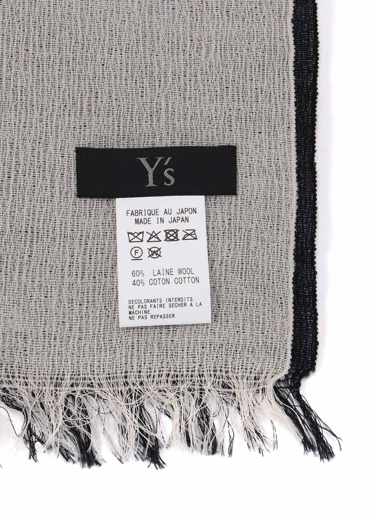 WOOL DOUBLE LAYTER SCARF