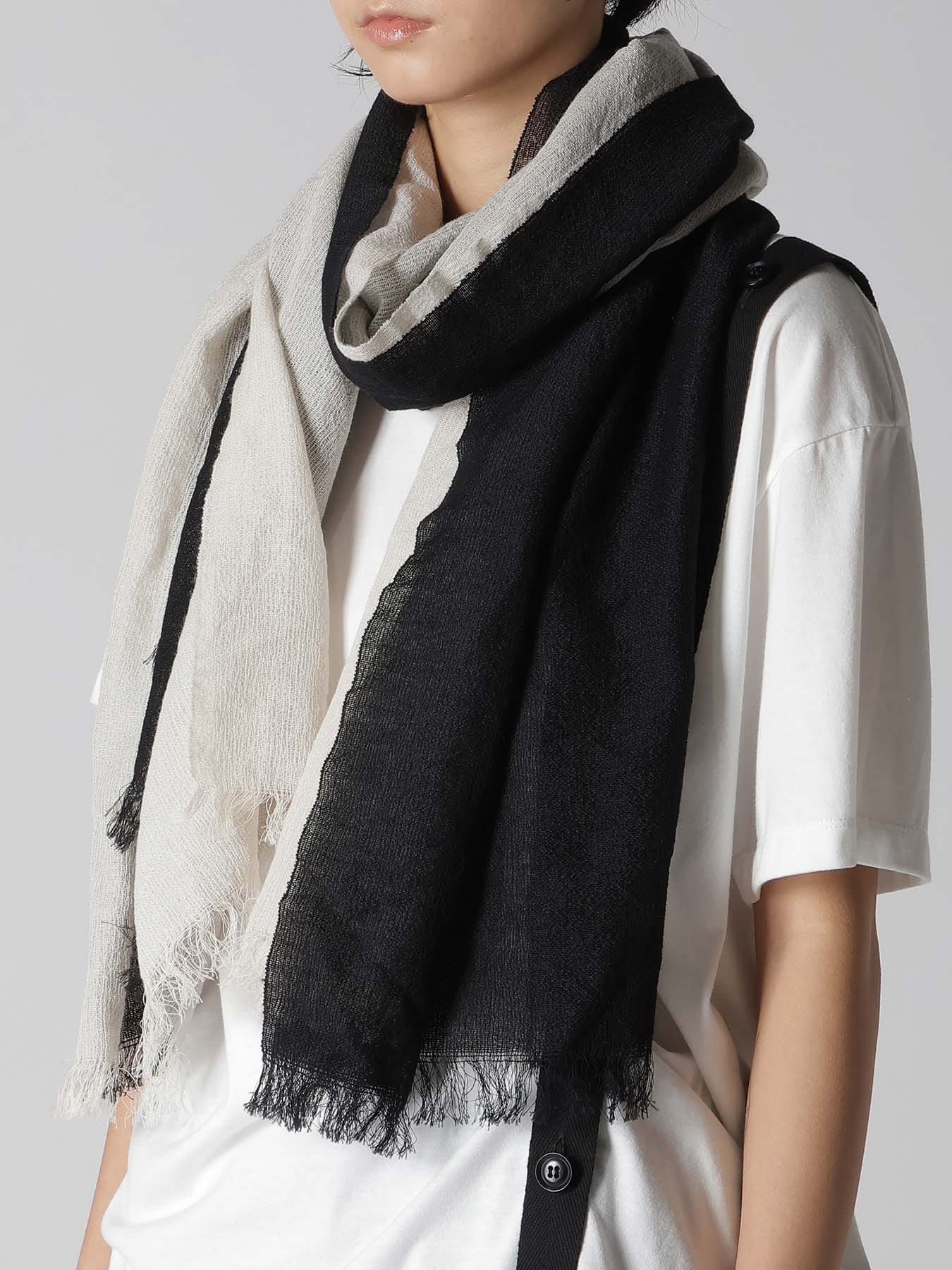 WOOL DOUBLE LAYTER SCARF