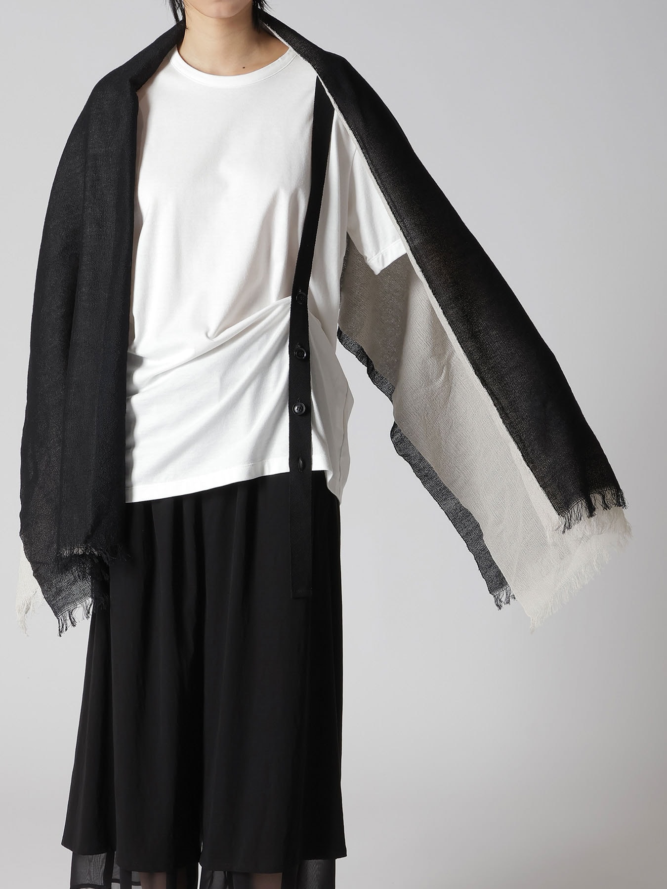 WOOL DOUBLE LAYTER SCARF