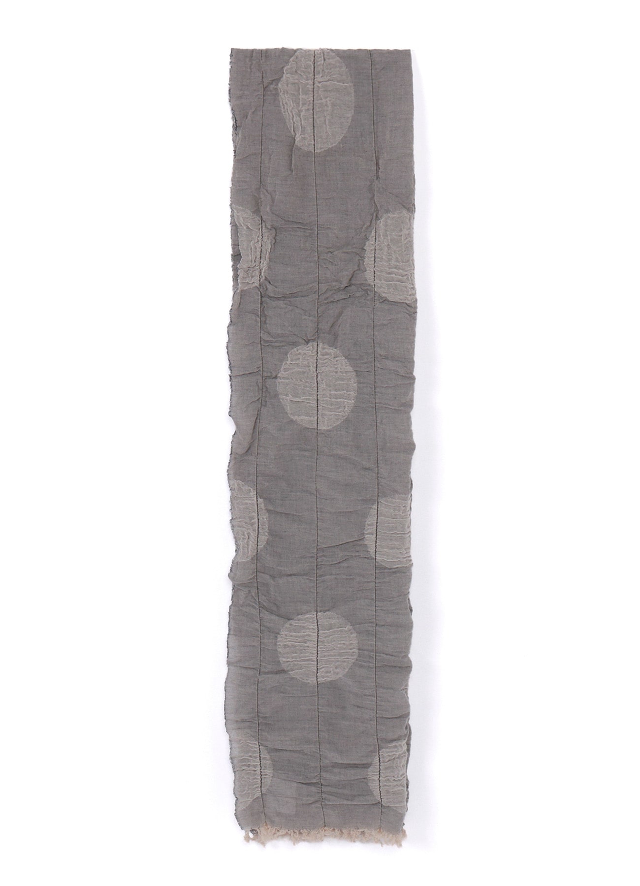DOT JACQUARD GATHER SCARF