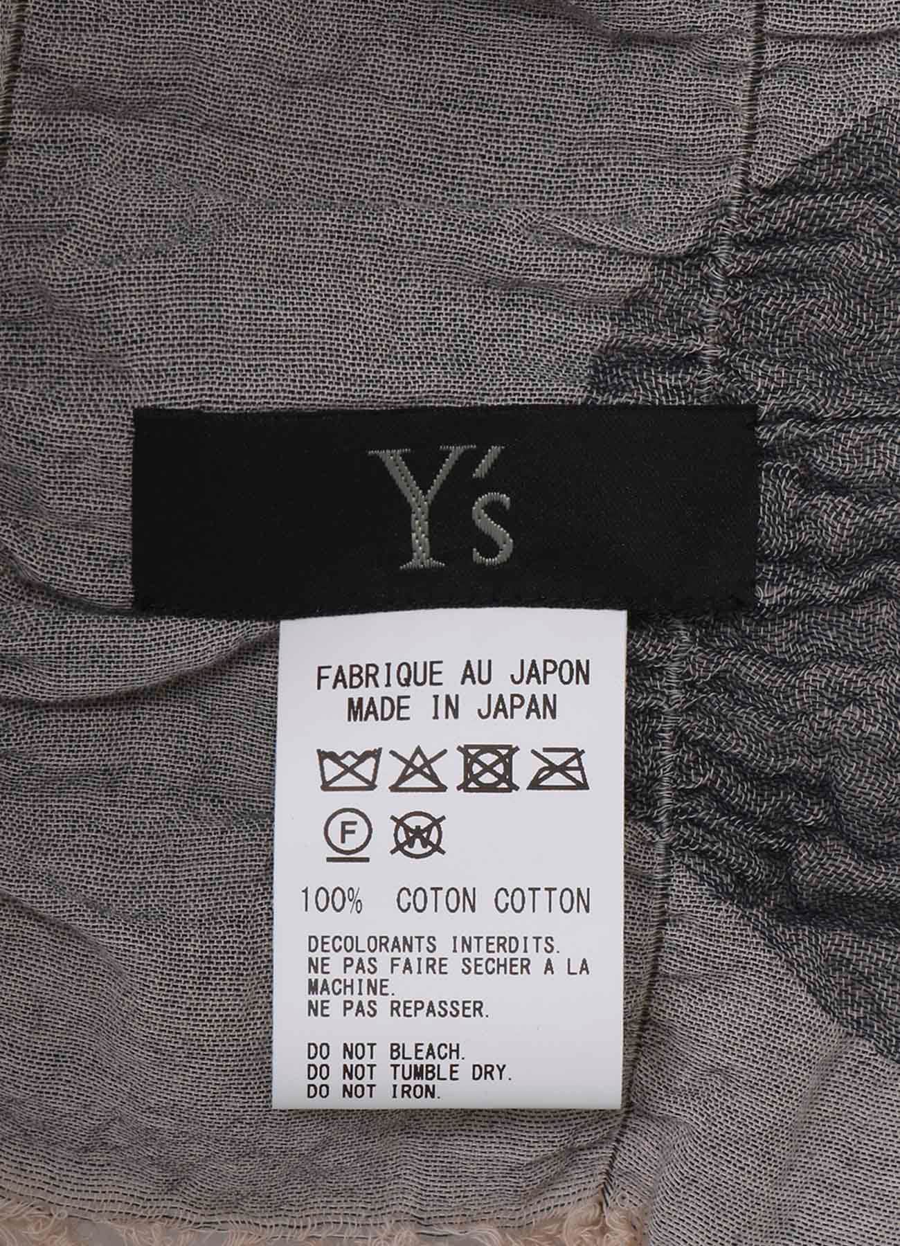 DOT JACQUARD GATHER SCARF