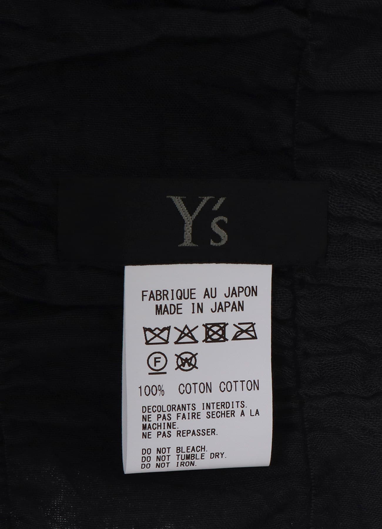 DOT JACQUARD GATHER SCARF