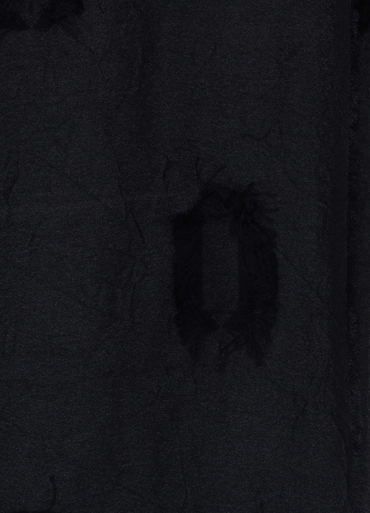 CUT SILK JACQUARD DOT CUT SCARF