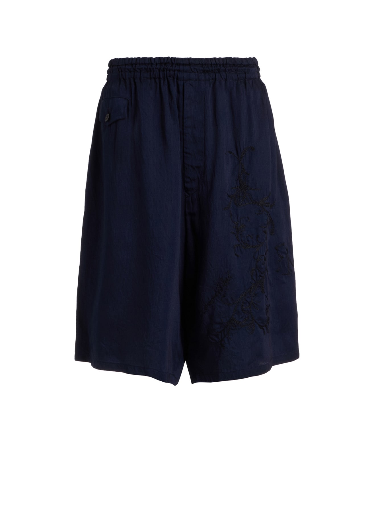 CU/ DUNGAREE TWILL BOTANICAL SHORT PANTS