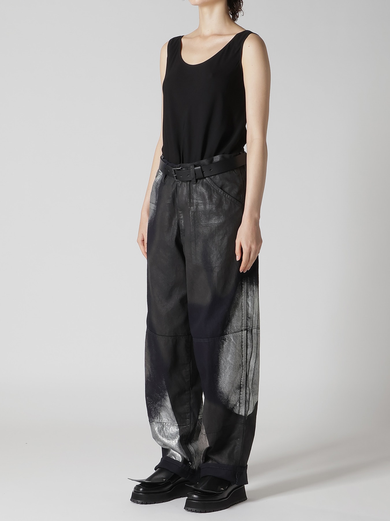 8OZ DENIM FOIL PRINT WORK PANTS