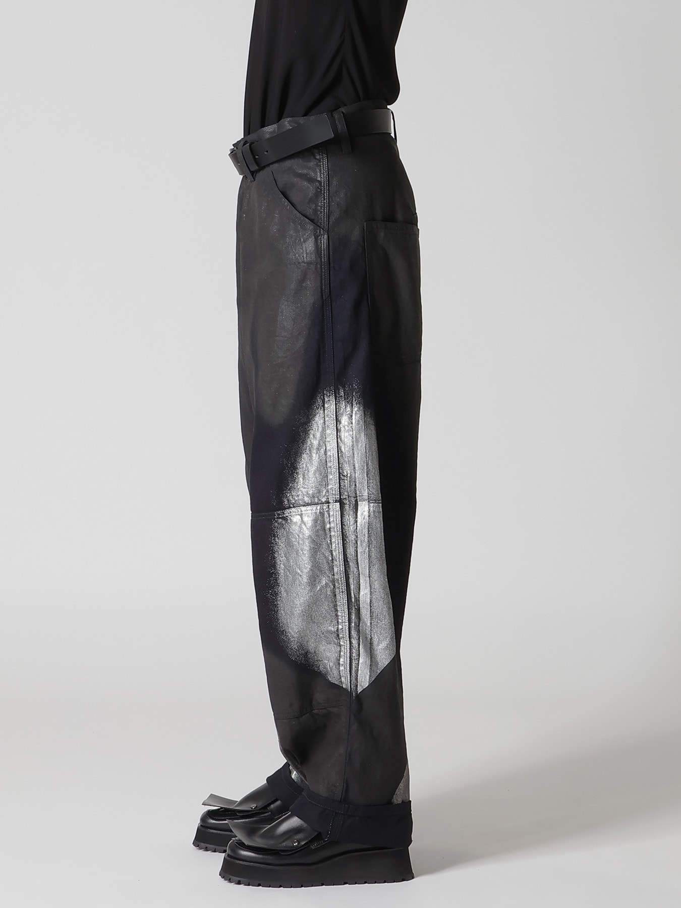 8OZ DENIM FOIL PRINT WORK PANTS