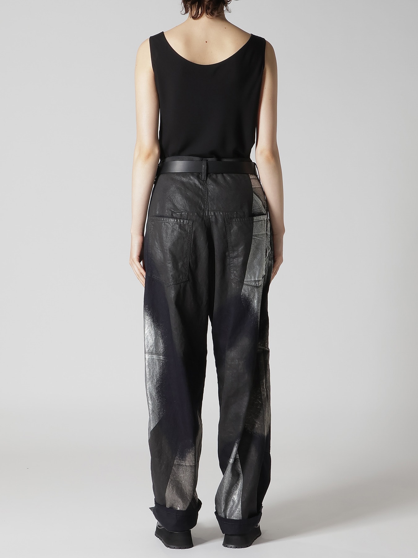 8OZ DENIM FOIL PRINT WORK PANTS