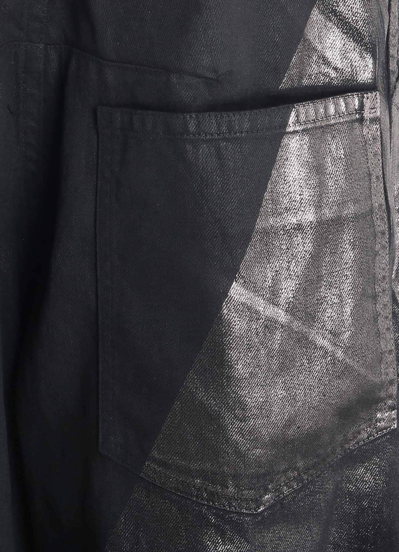 8OZ DENIM FOIL PRINT WORK PANTS