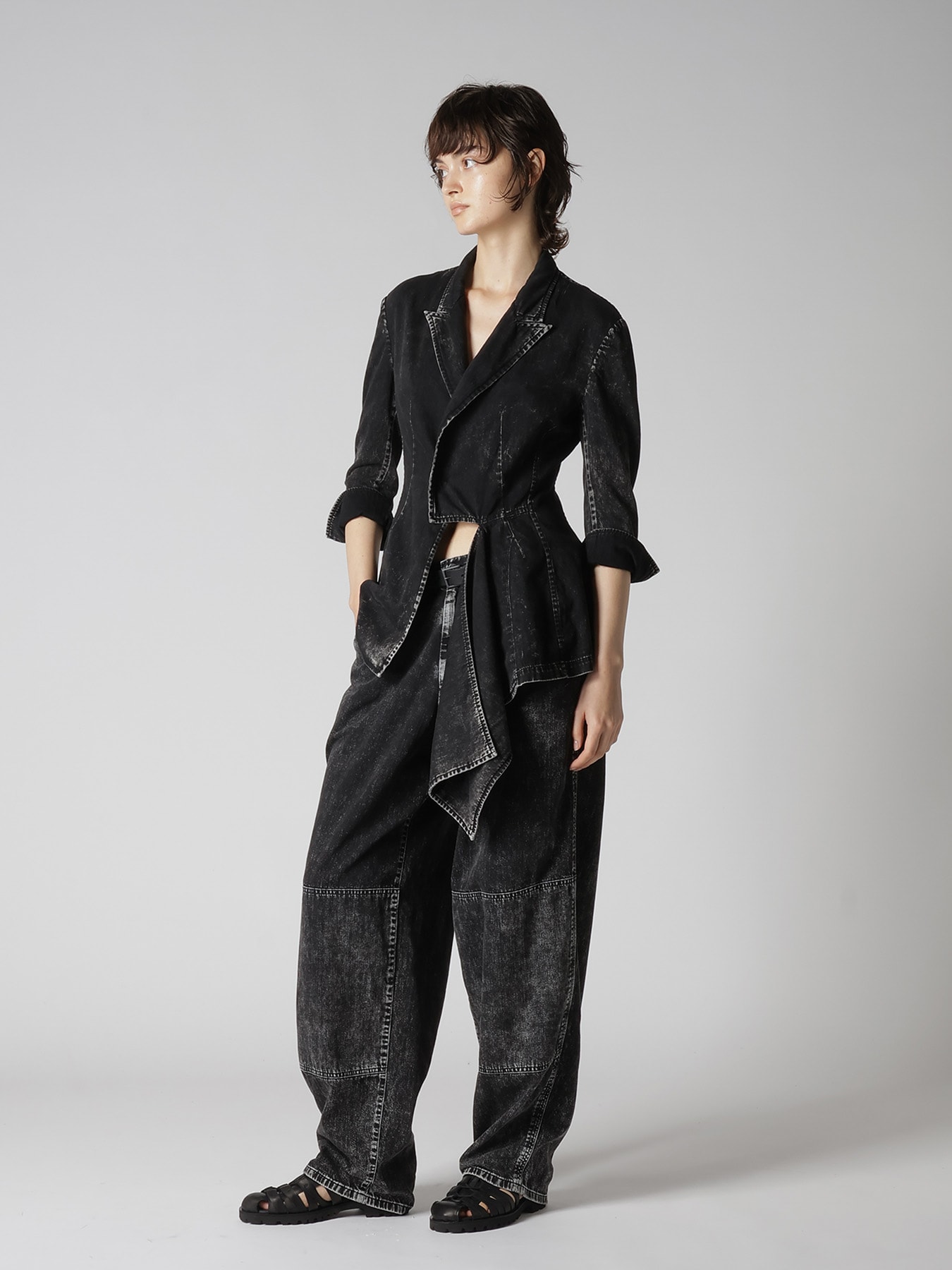 8OZ DENIM CHEMICAL WASH WORK PANTS