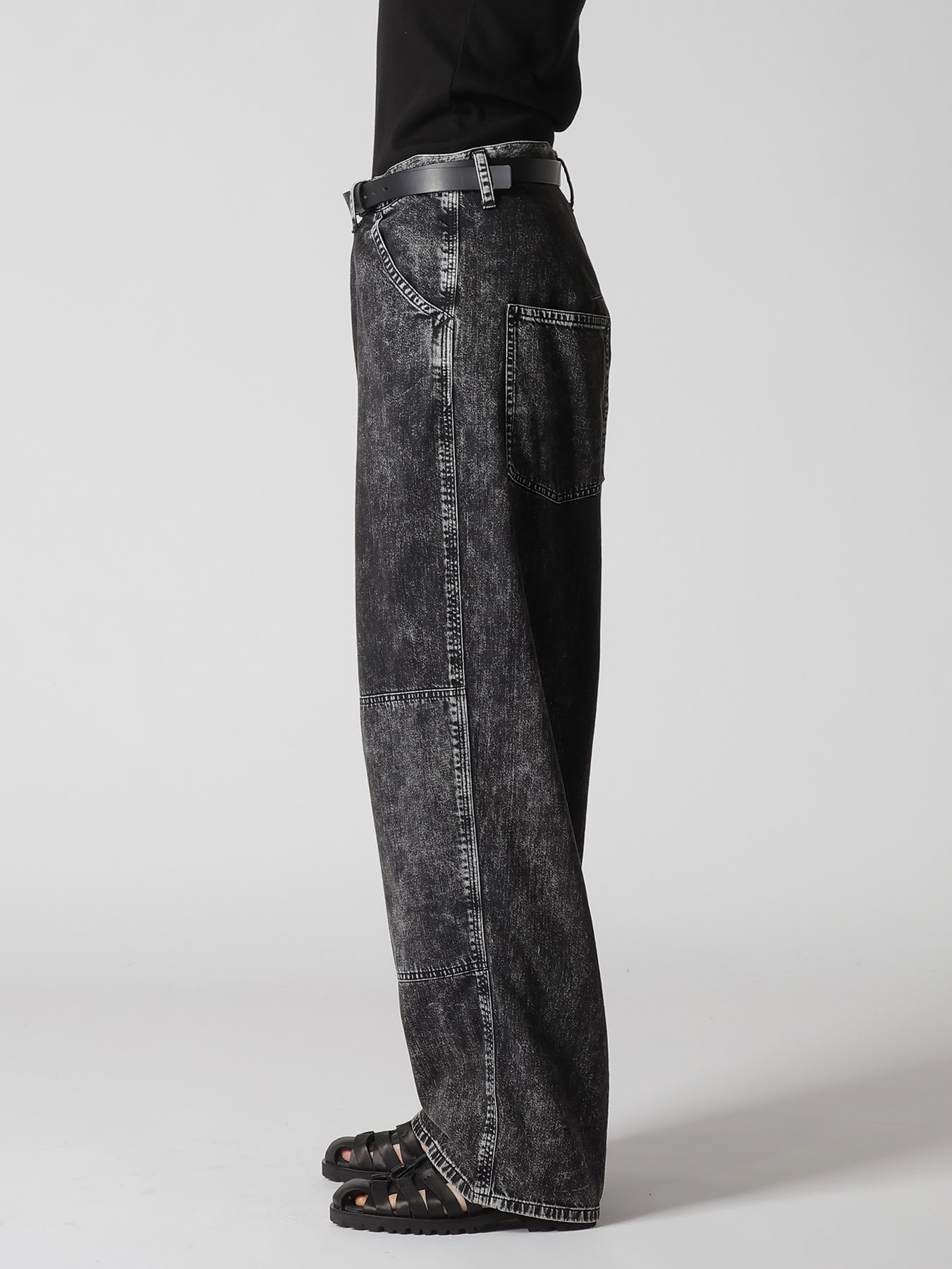 8OZ DENIM CHEMICAL WASH WORK PANTS