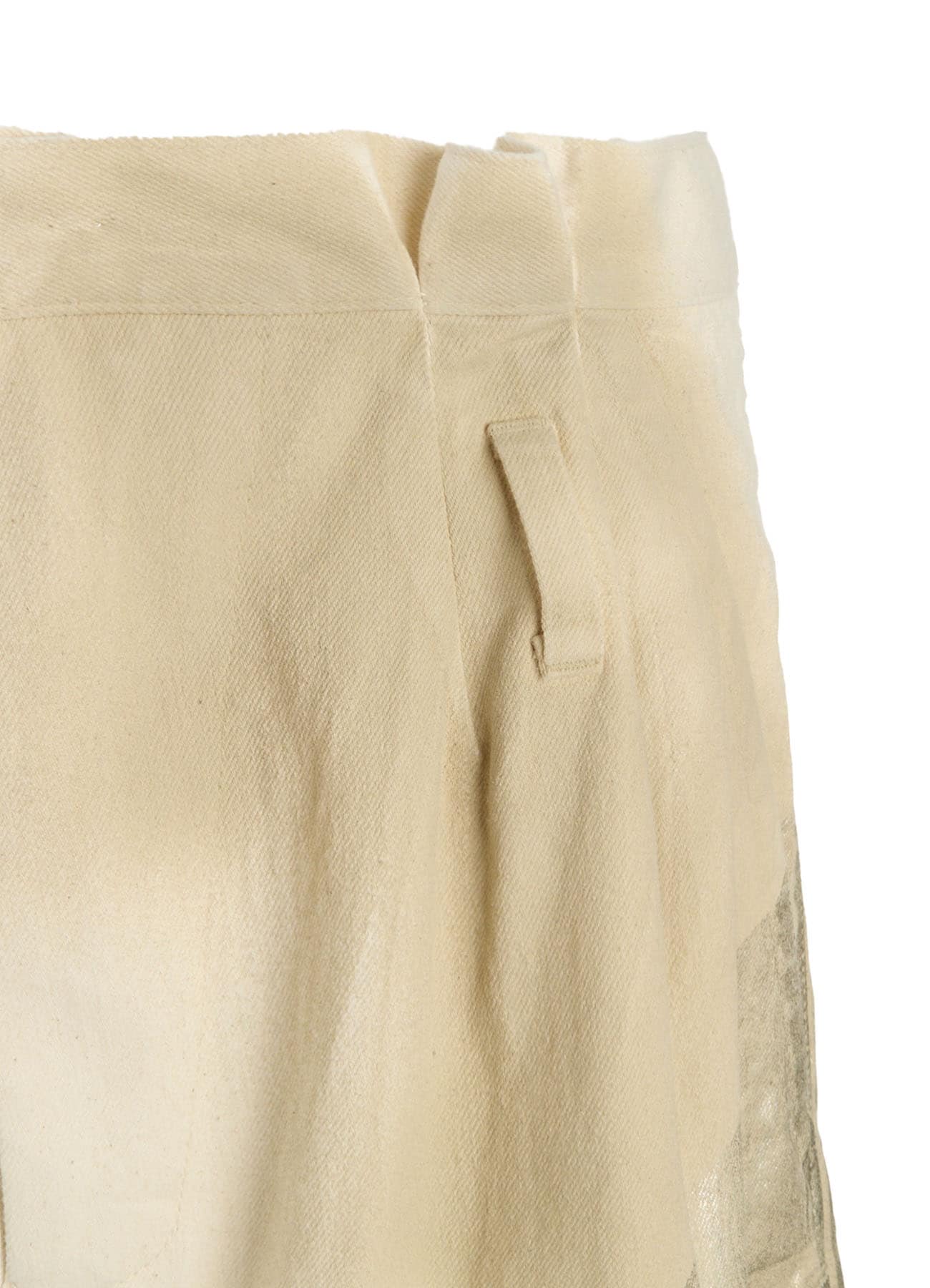 8OZ DENIM FOIL PRINT HALF PANTS