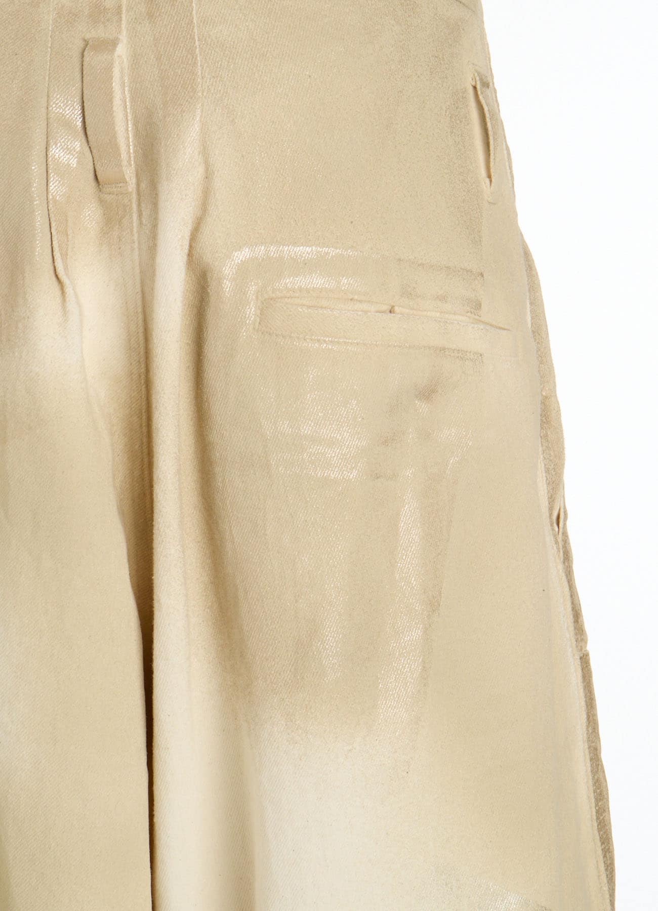 8OZ DENIM FOIL PRINT HALF PANTS