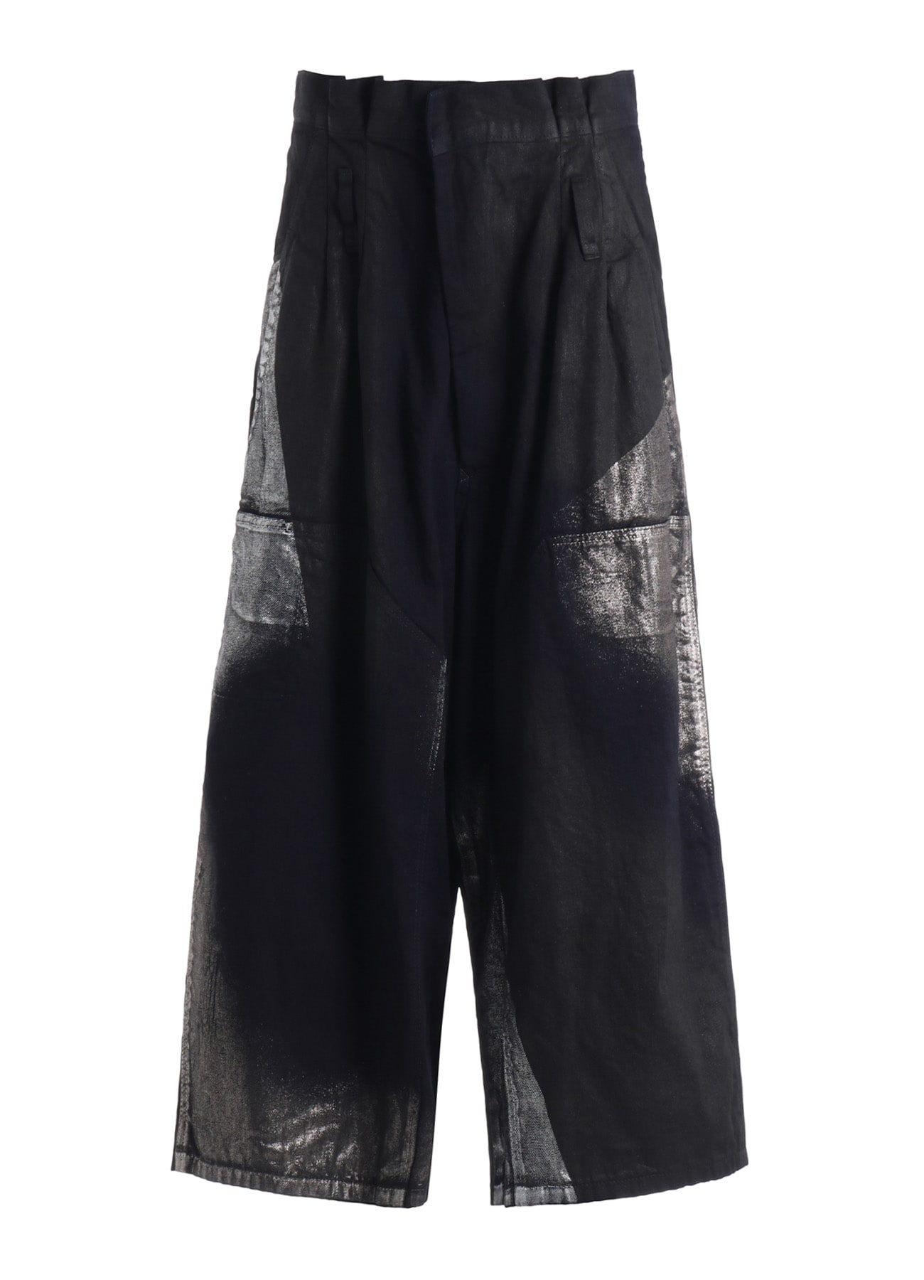 8OZ DENIM FOIL PRINT HALF PANTS