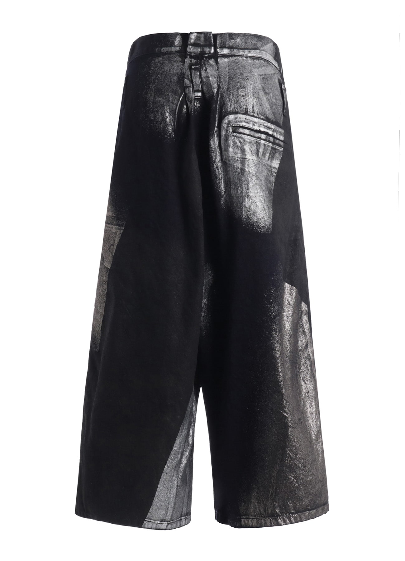 8OZ DENIM FOIL PRINT HALF PANTS