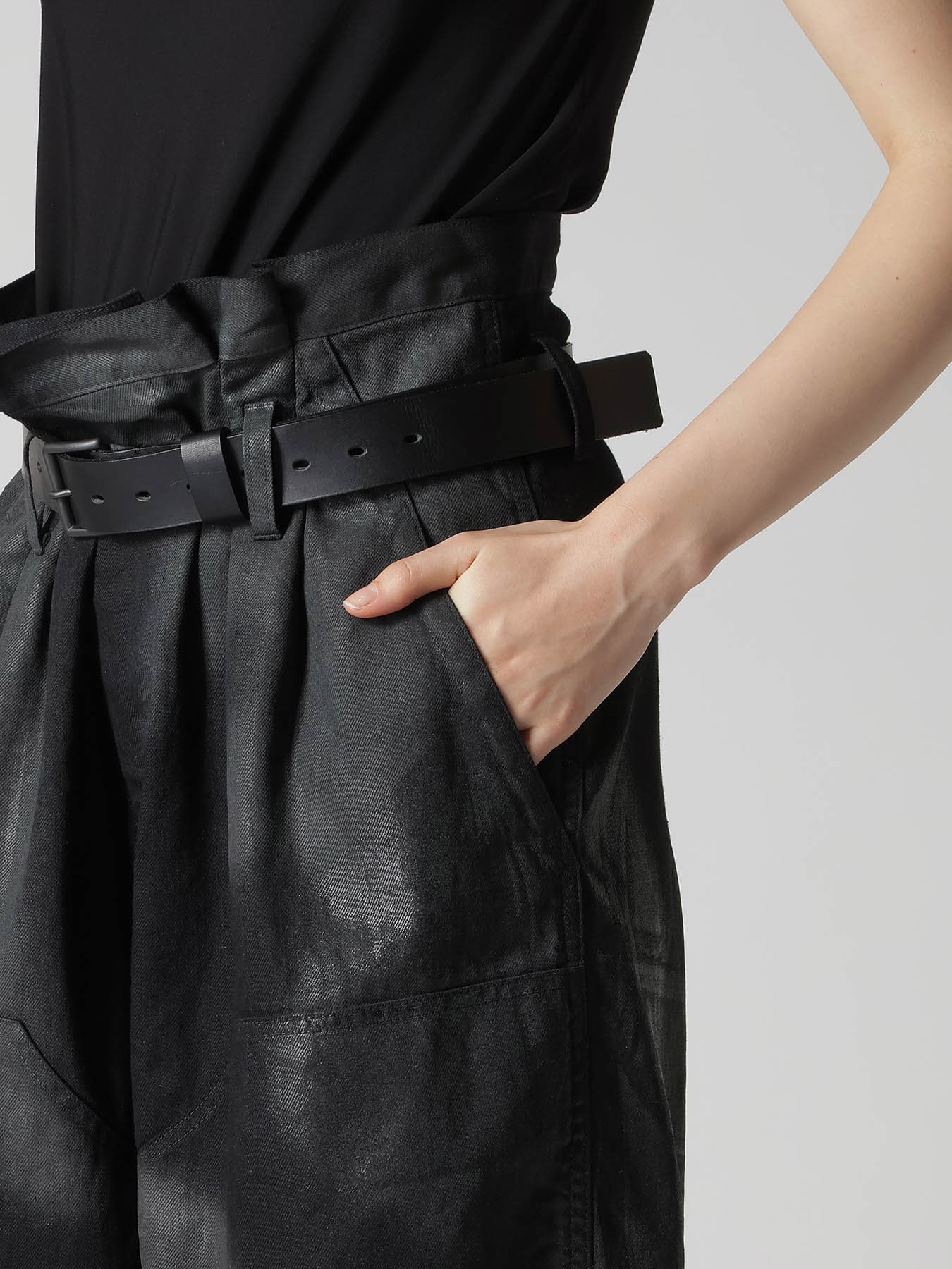 8OZ DENIM FOIL PRINT HALF PANTS