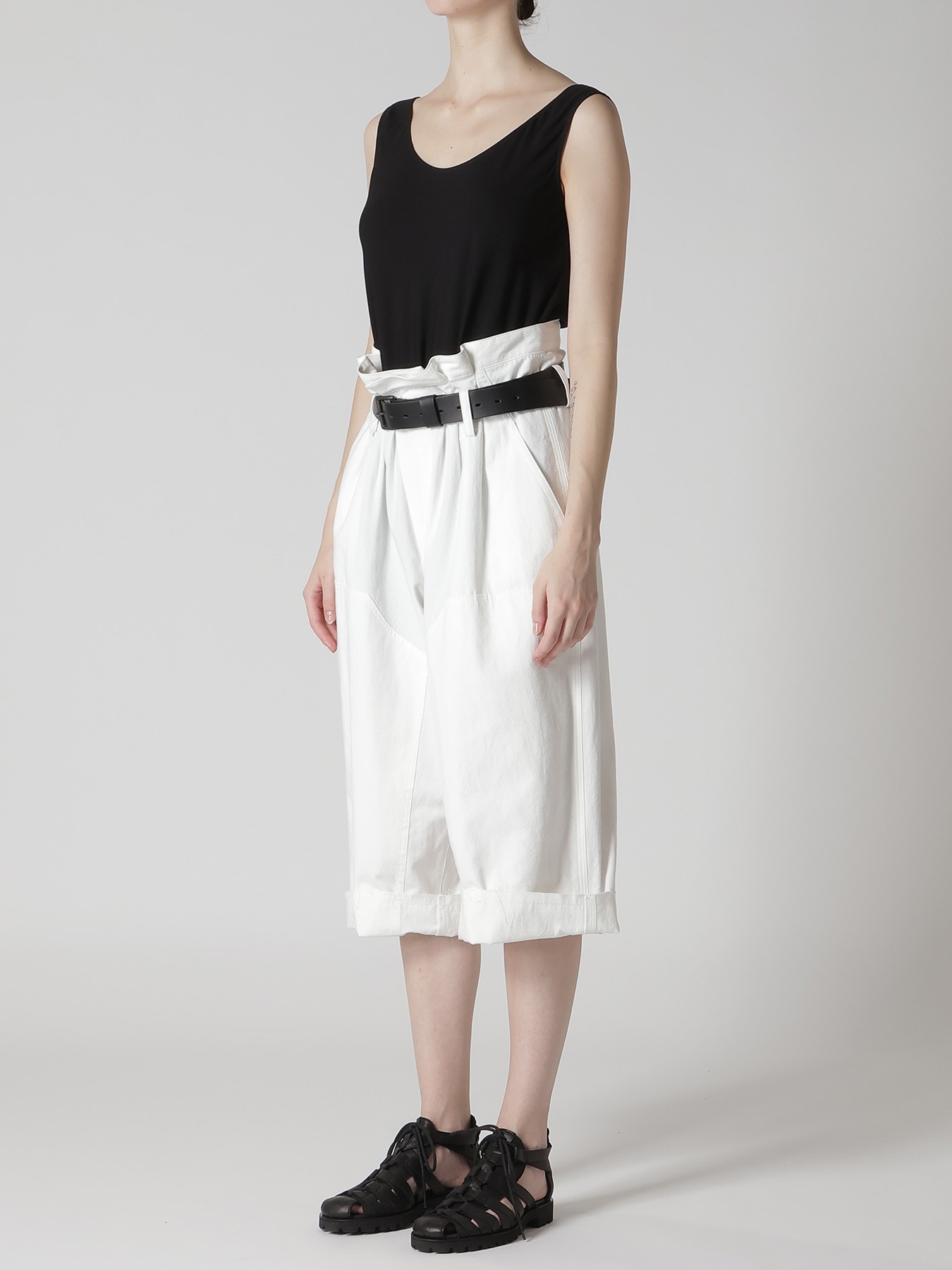 C/LI/RA POPLIN HALF PANTS