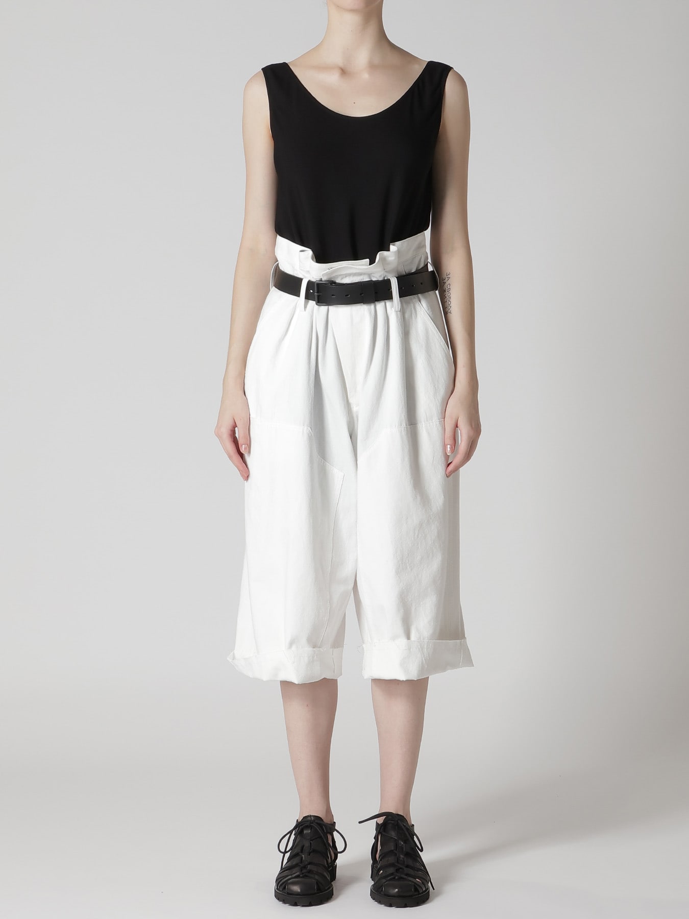 C/LI/RA POPLIN HALF PANTS