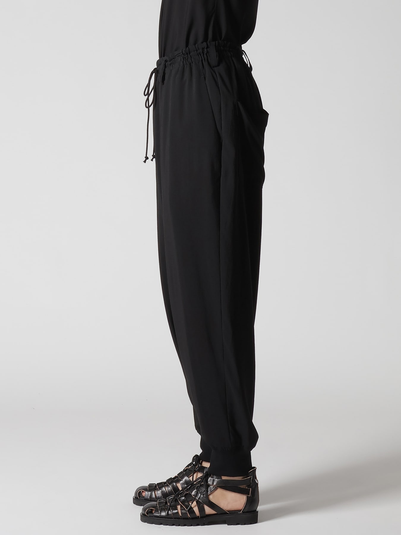 CU/RY HARD TWIST SERGE RIB HEM PANTS