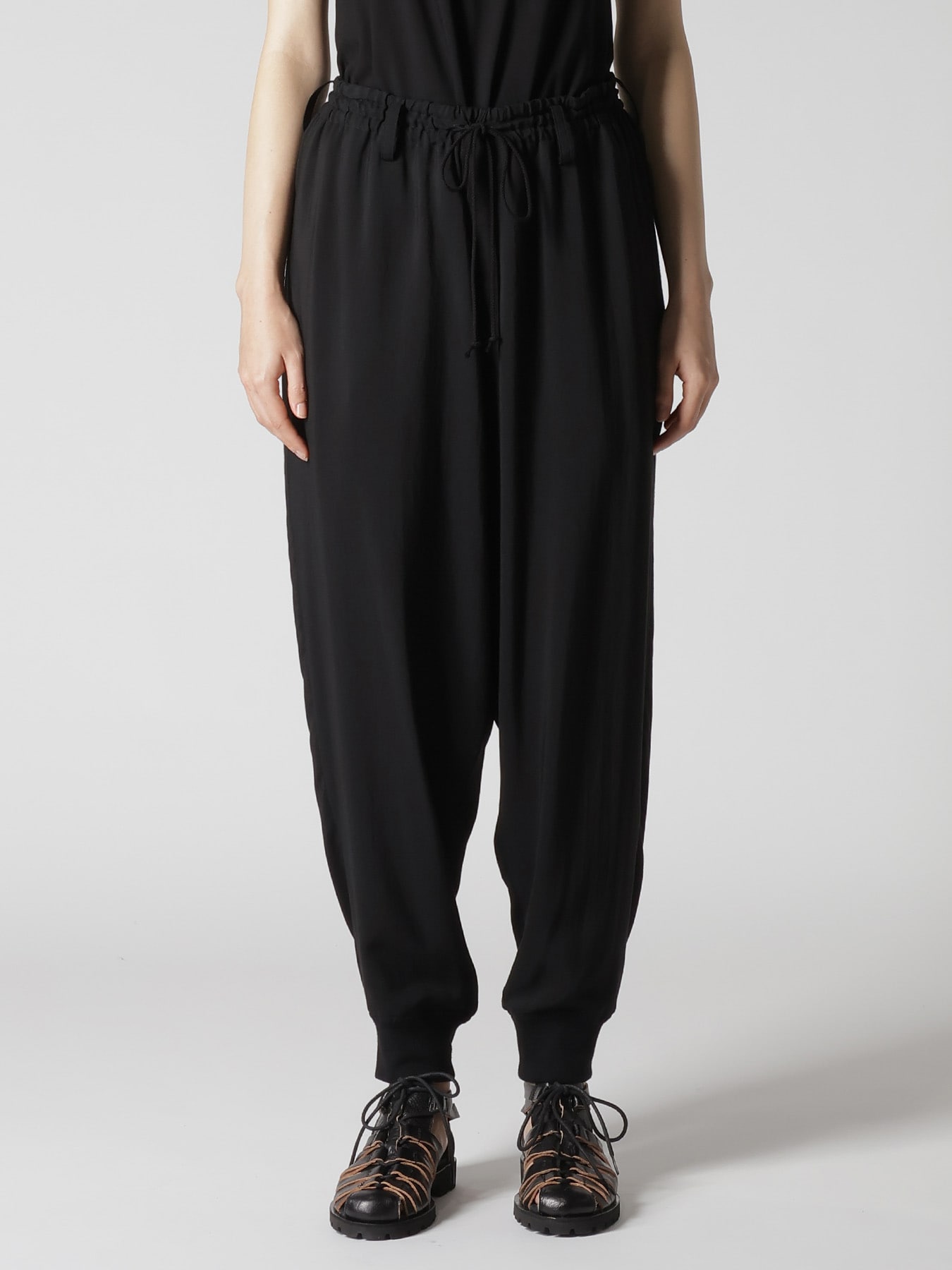 CU/RY HARD TWIST SERGE RIB HEM PANTS