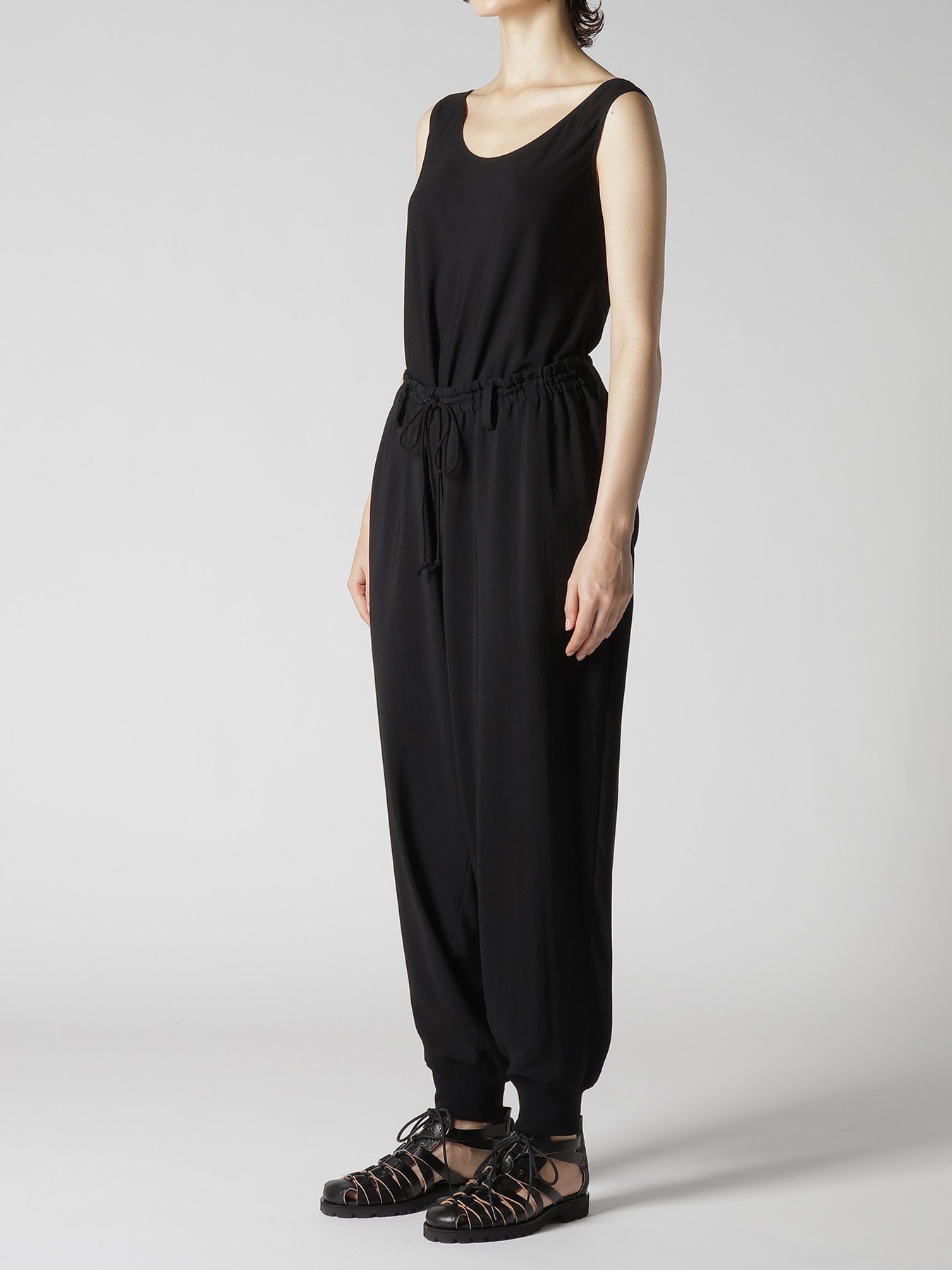 CU/RY HARD TWIST SERGE RIB HEM PANTS