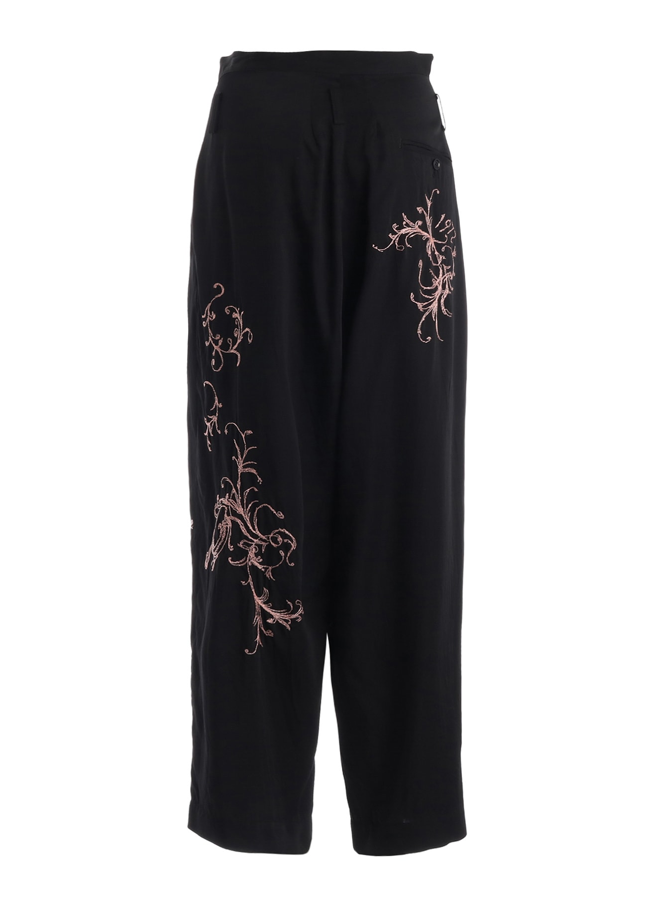 CU/ DUNGAREE TWILL BOTANICAL WIDE PANTS