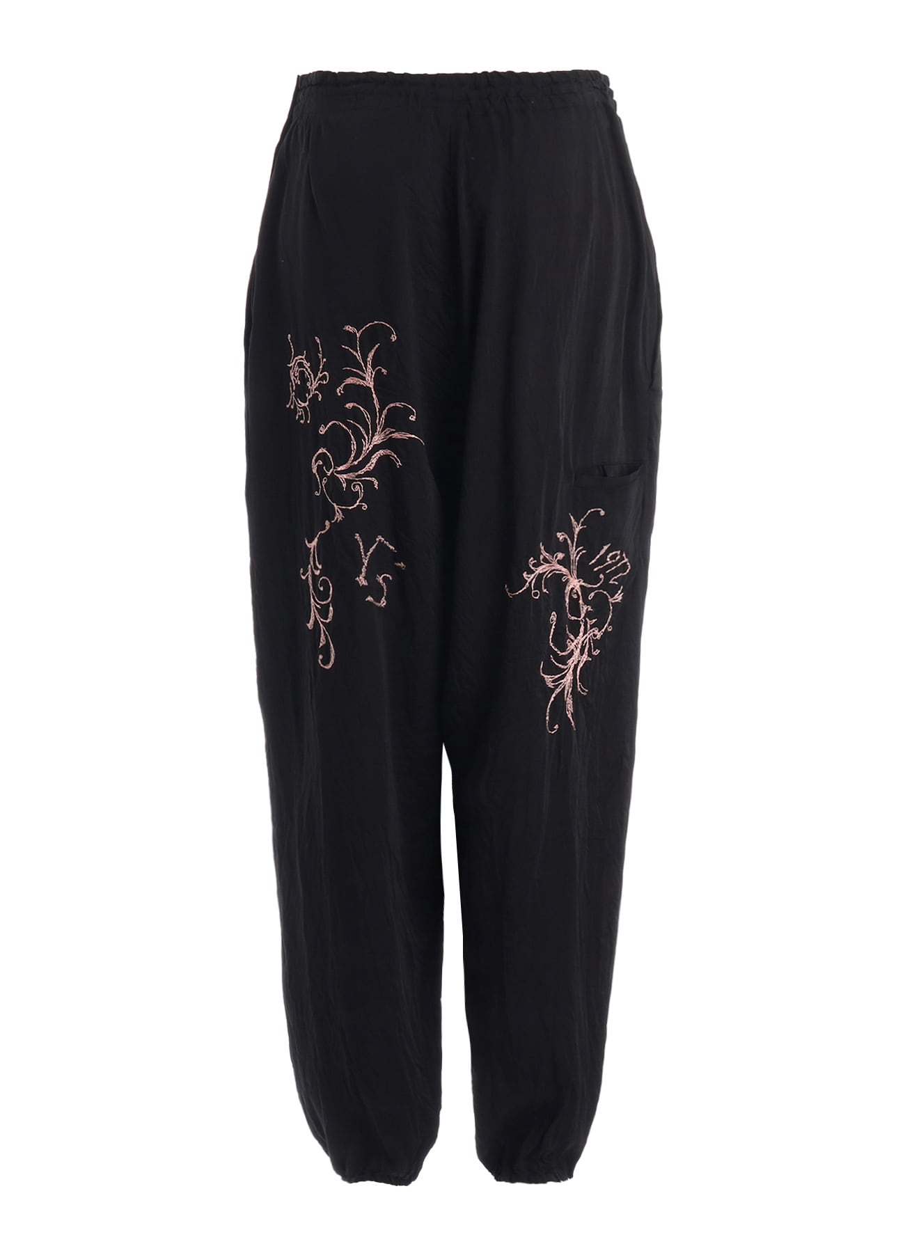 CU/ DUNGAREE TWILL BOTANICAL JOGGER PANTS