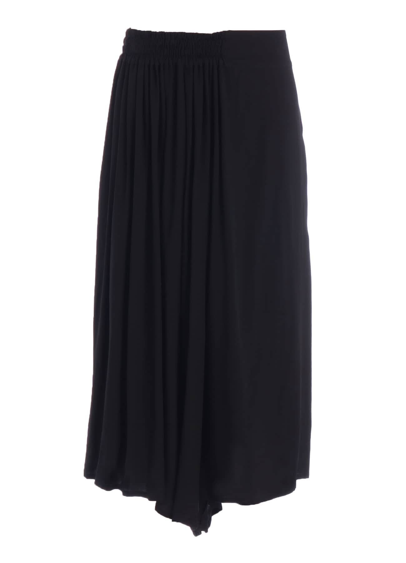 RAYON TWILL RIGHT SIDE GATHER PANTS