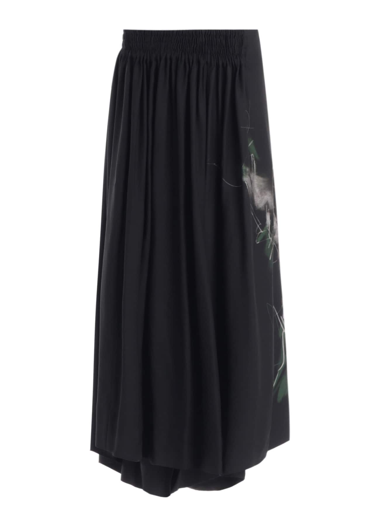 CU/DUNGAREE TWILL GATHERED PANTS