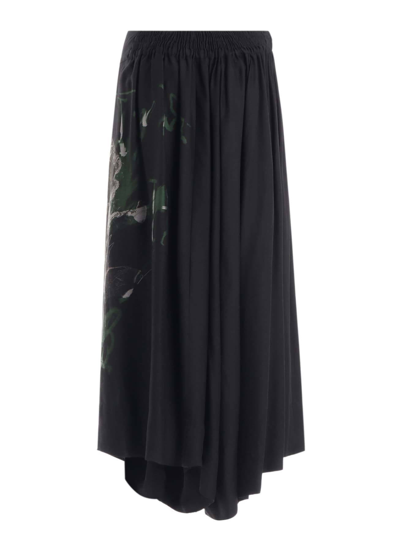 CU/DUNGAREE TWILL GATHERED PANTS