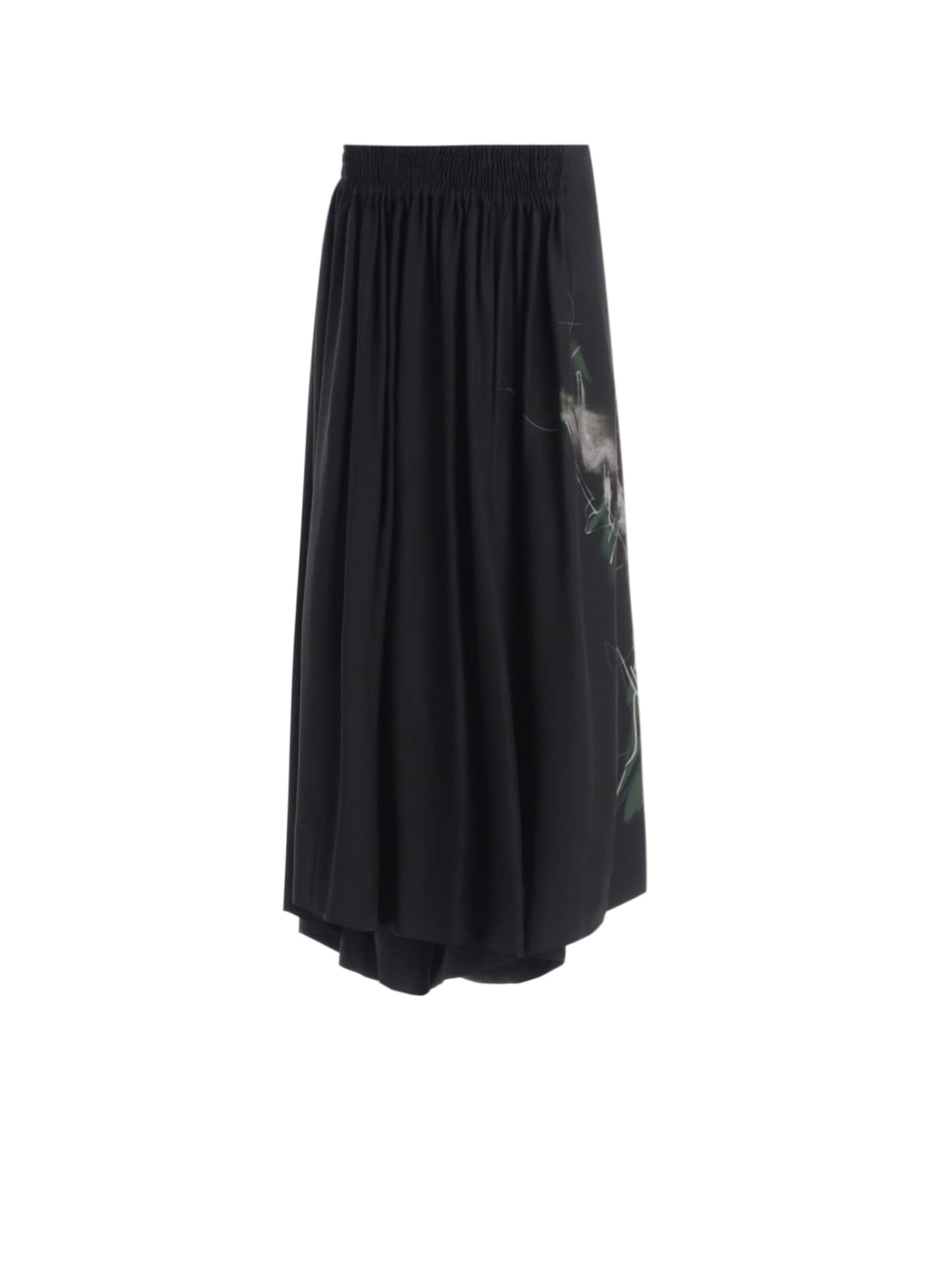 CU/DUNGAREE TWILL GATHERED PANTS