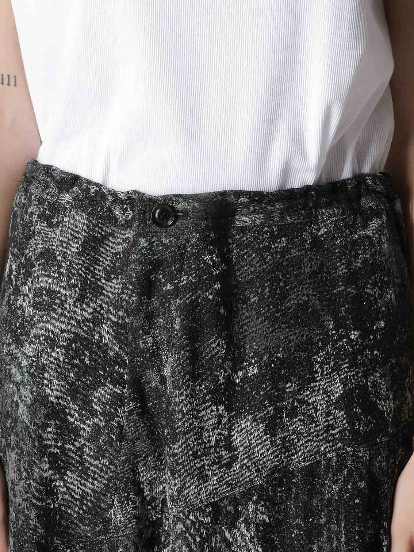 RUG PATTERN JACQUAR ASYMMETERIC PANTS