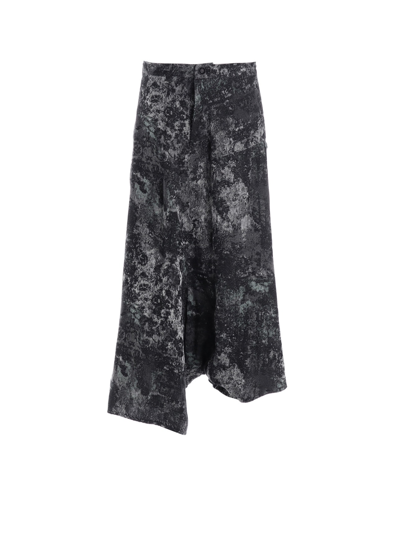 RUG PATTERN JACQUAR ASYMMETERIC PANTS