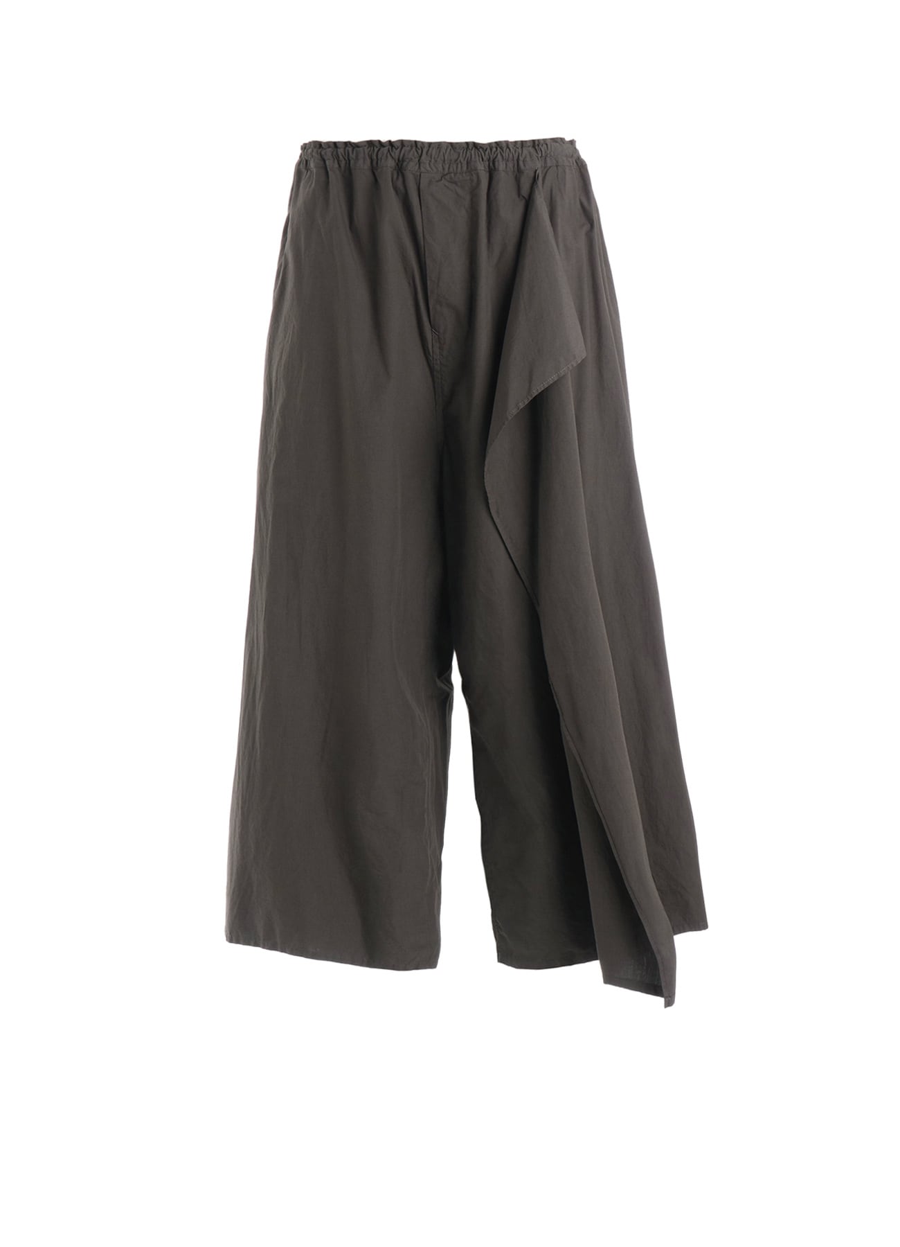COTTON TYPEWRITER LEFT DRAPE PANTS