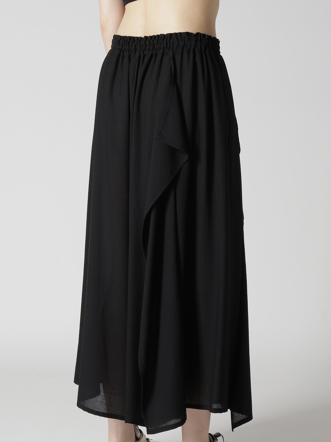 RY/NY GAUZE DRAPE FLARE PANTS