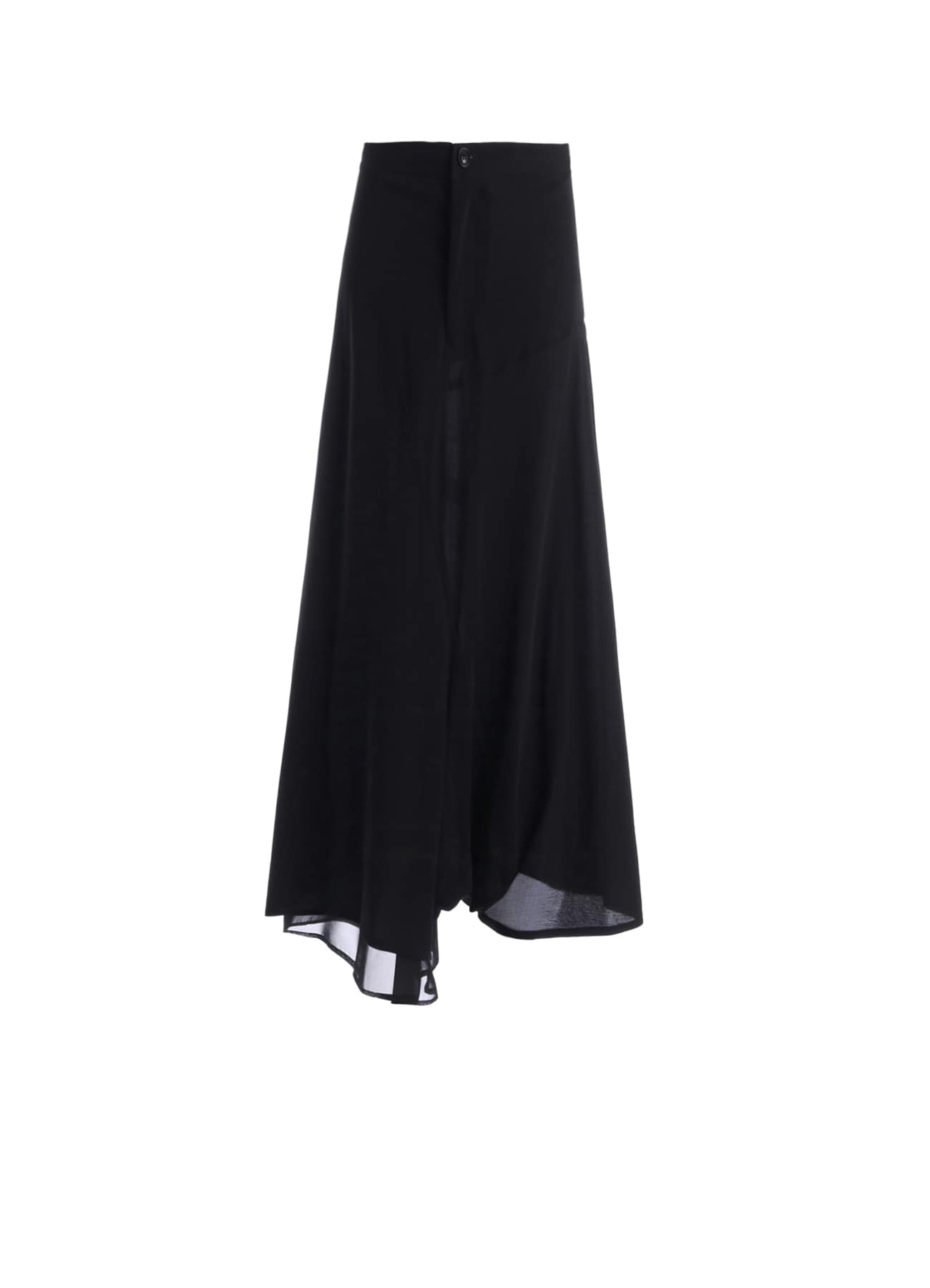 COTTON HARD TWISTED JERSEY ASYMMETERIC PANTS