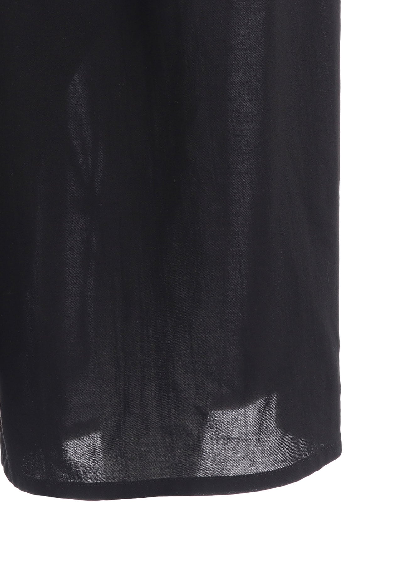 COTTON VOILE VIYELLA ASYMMETRIC GATHERED PANTS