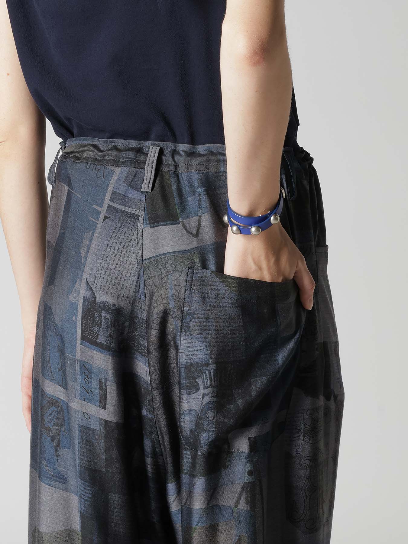 CU/DUNGAREE LIGHT TWILL LONG STRAIGHT PANTS