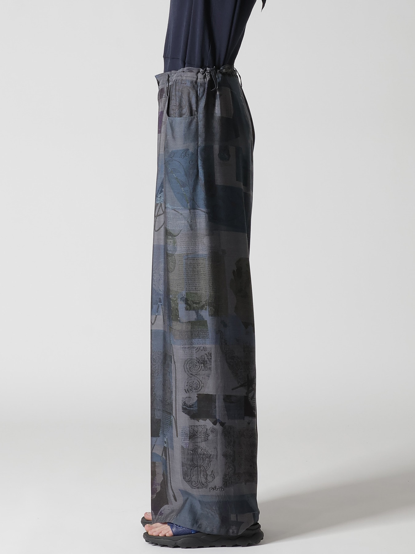 CU/DUNGAREE LIGHT TWILL LONG STRAIGHT PANTS