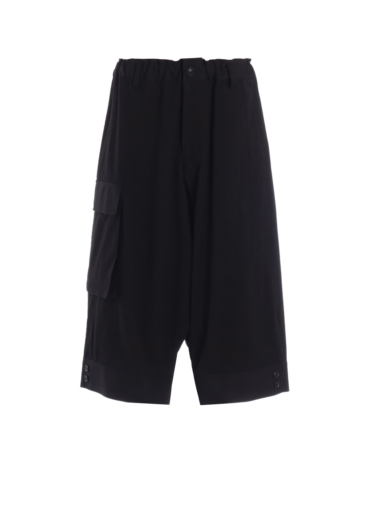 CROSS WEAVE GABARDINE HEM CUFFS SAROUEL PANTS